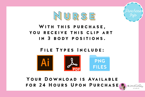 Nurse | Vector Bundle in Illustrations - product preview 3