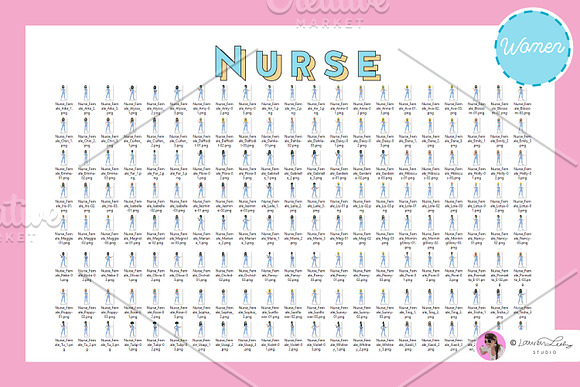 Nurse | Vector Bundle in Illustrations - product preview 5