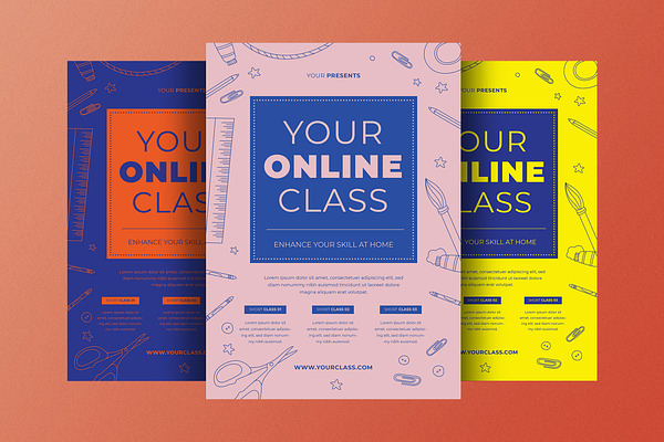 Online Class Flyer
