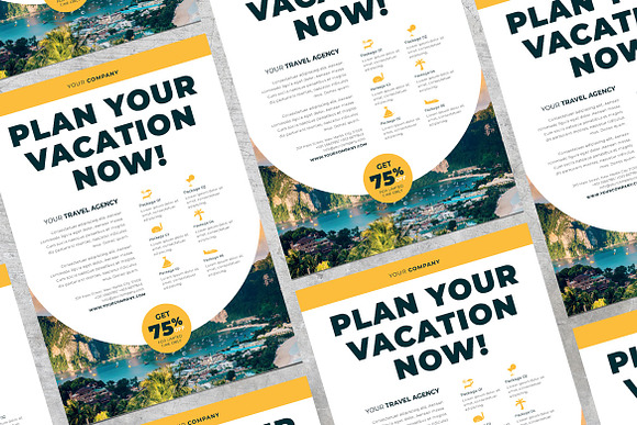 Plan Your Vacation Now in Flyer Templates - product preview 1
