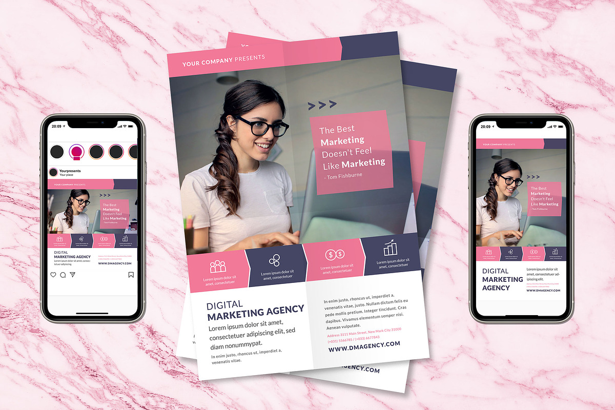 Digital Marketing Agency in Flyer Templates - product preview 8