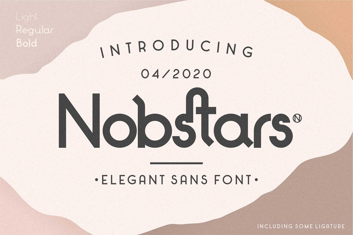 Nobstars in Sans-Serif Fonts - product preview 8