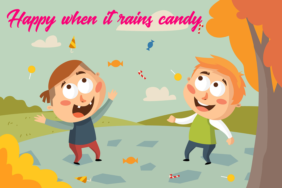 Happy candy - Illustration in Illustrations - product preview 8