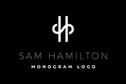 H S Letter Logo HS Monogram Fashion