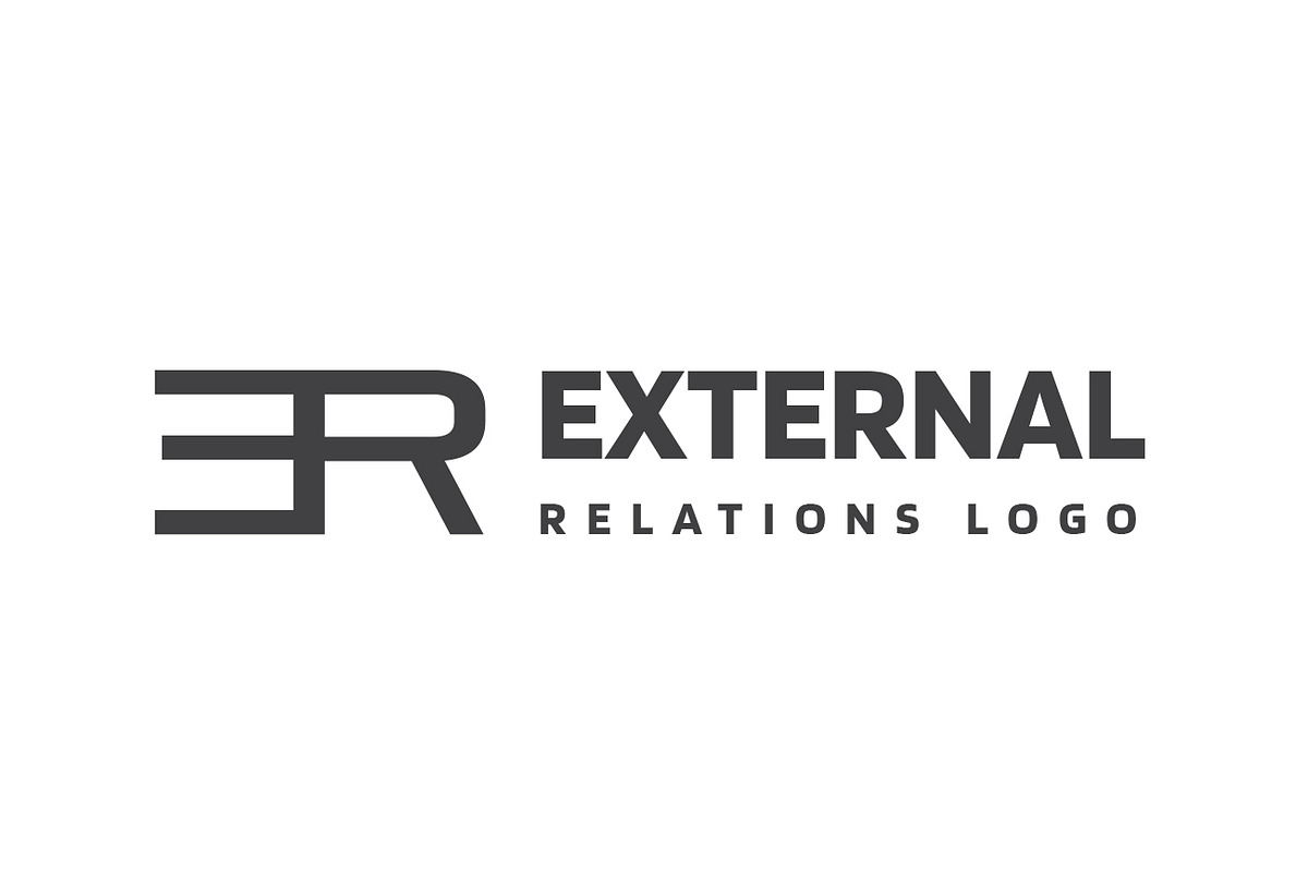 E R Letter Logo ER Monogram Tech IT in Logo Templates - product preview 8