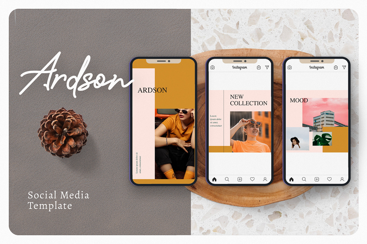 Ardson Instastory & Post Instagram in Instagram Templates - product preview 8