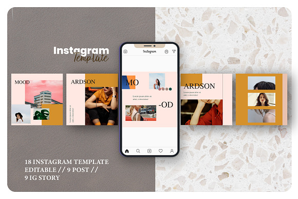 Ardson Instastory & Post Instagram in Instagram Templates - product preview 5