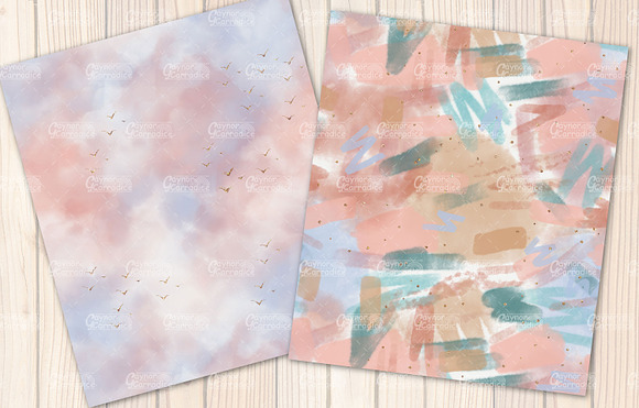 Boho Beach seamless pattern bundle in Patterns - product preview 1