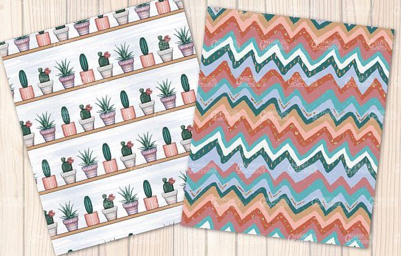 Boho Beach seamless pattern bundle in Patterns - product preview 2