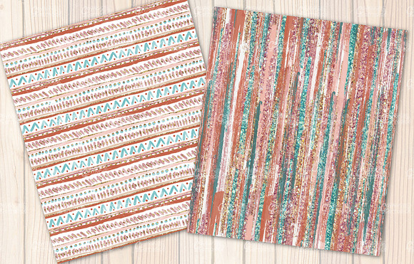 Boho Beach seamless pattern bundle in Patterns - product preview 6