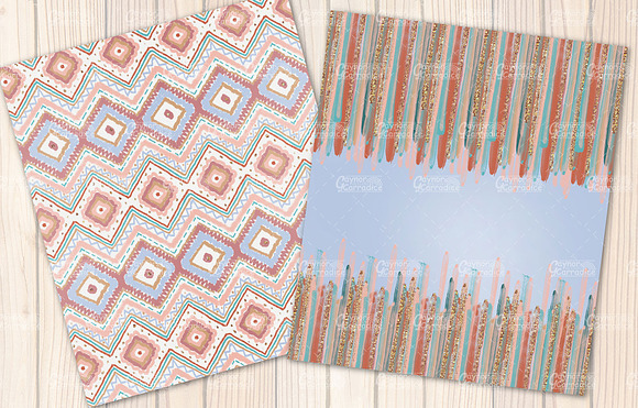 Boho Beach seamless pattern bundle in Patterns - product preview 8