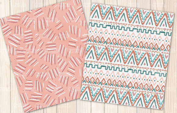 Boho Beach seamless pattern bundle in Patterns - product preview 9
