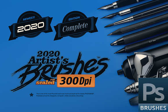 RM Artist's Brushes (for 300 DPI) in Add-Ons - product preview 1