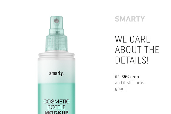 Cosmetic bottle mockup in Product Mockups - product preview 3