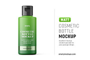 Matt cosmetic bottle mockup 100 ml