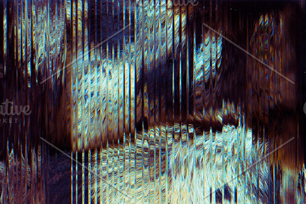 glitch art abstract background fur