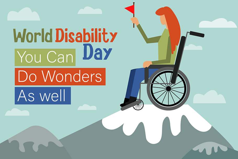 World Disability Day Illustration in Illustrations - product preview 8