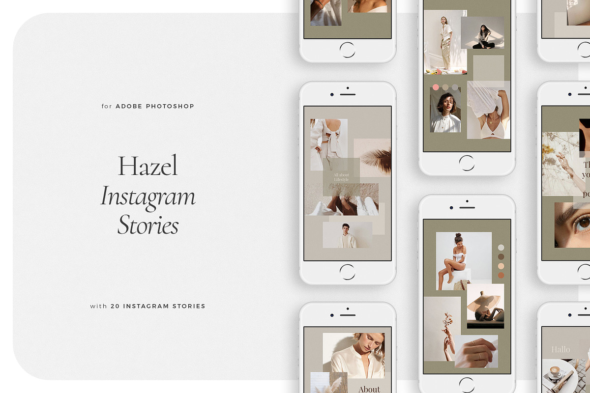 HAZEL Instagram Stories in Instagram Templates - product preview 8