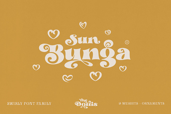Dorris - Swirly font family in Display Fonts - product preview 4