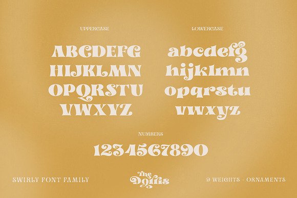 Dorris - Swirly font family in Display Fonts - product preview 7