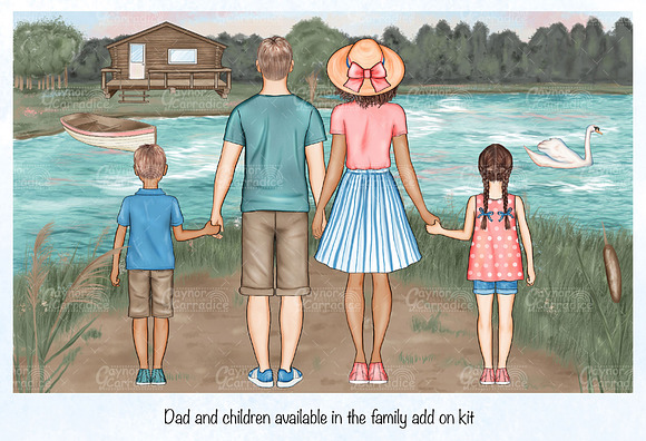 Lake Life clipart collection in Illustrations - product preview 5