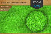Green Foil Tileable HD Texture