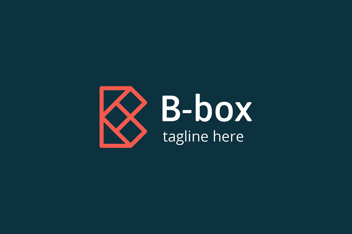 B letter / Box / Logo in Logo Templates - product preview 8