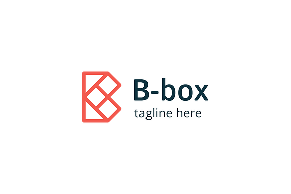 B letter / Box / Logo in Logo Templates - product preview 2