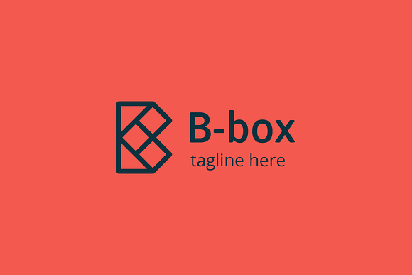 B letter / Box / Logo in Logo Templates - product preview 3