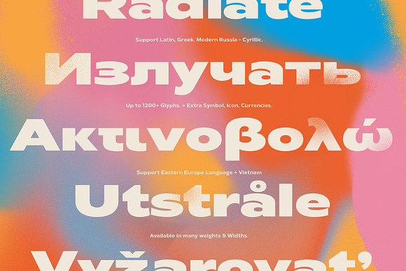 70% Off Radiate-Sans Font Family in Sans-Serif Fonts - product preview 11