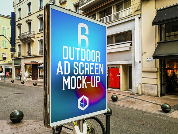 Outdoor Ad Screen MockUps Bundle 4 in Mockup Templates - product preview 9