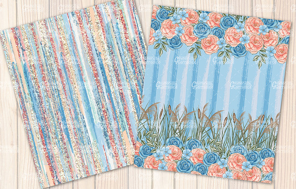 Lake life seamless pattern set in Patterns - product preview 4