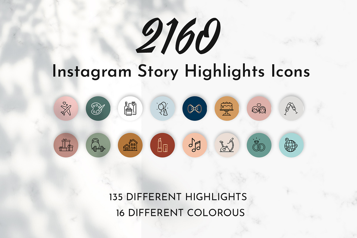 2160 Instagram Story Highlight Icons in Instagram Templates - product preview 8