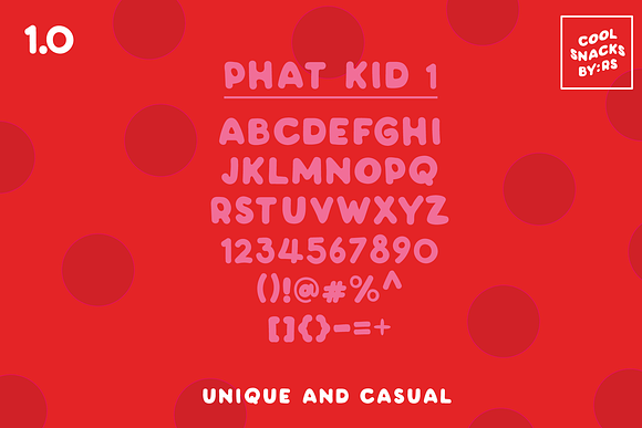 PHAT KID FONT in Fonts - product preview 1