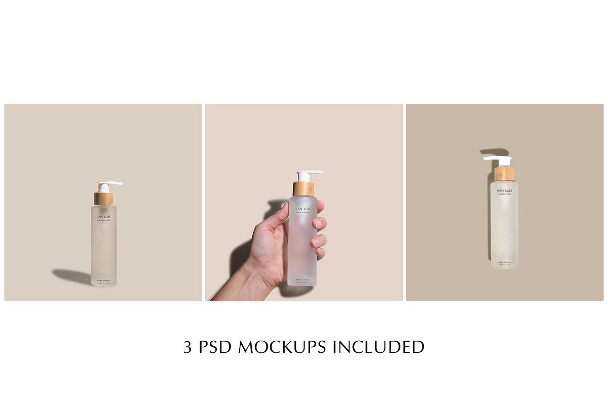 Cosmetic Pump Bottle Mockup in Product Mockups - product preview 8