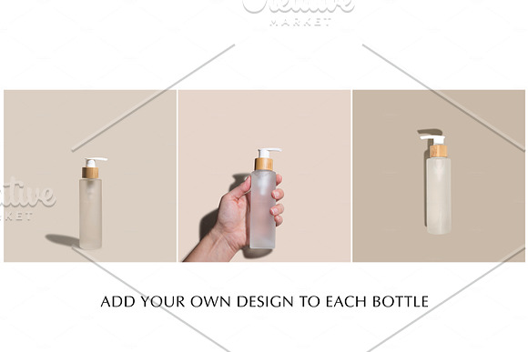 Cosmetic Pump Bottle Mockup in Product Mockups - product preview 1