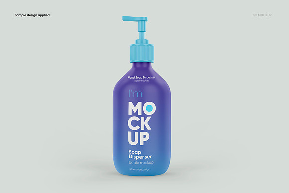 Hand Soap Dispenser Mockup in Product Mockups - product preview 2
