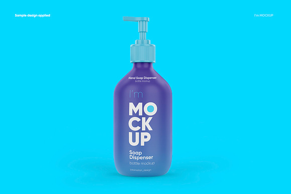 Hand Soap Dispenser Mockup in Product Mockups - product preview 3