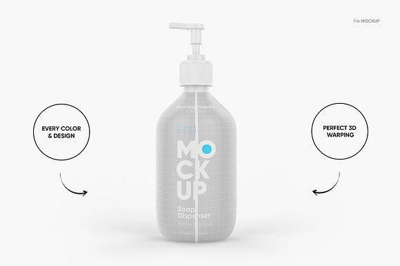Hand Soap Dispenser Mockup in Product Mockups - product preview 4
