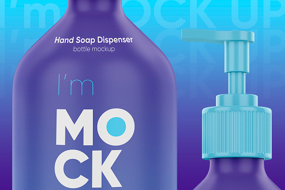Hand Soap Dispenser Mockup in Product Mockups - product preview 5