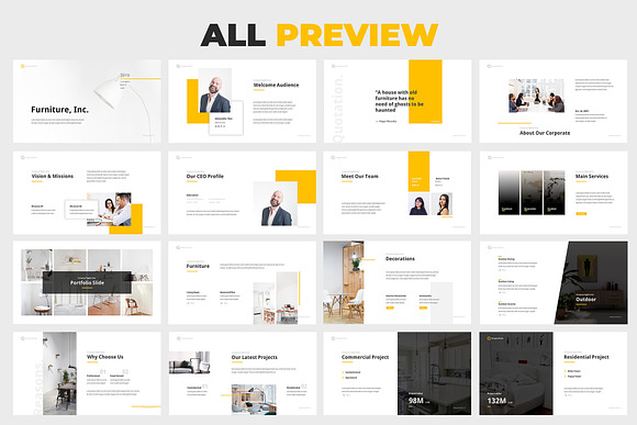 Furniture Powerpoint Presentation in PowerPoint Templates - product preview 4