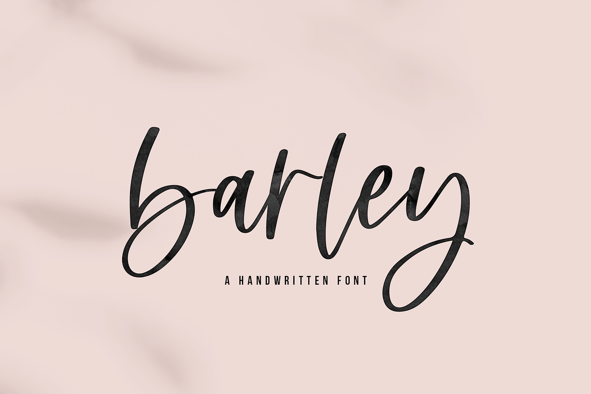 Barley | Handwritten Script Font in Script Fonts - product preview 8