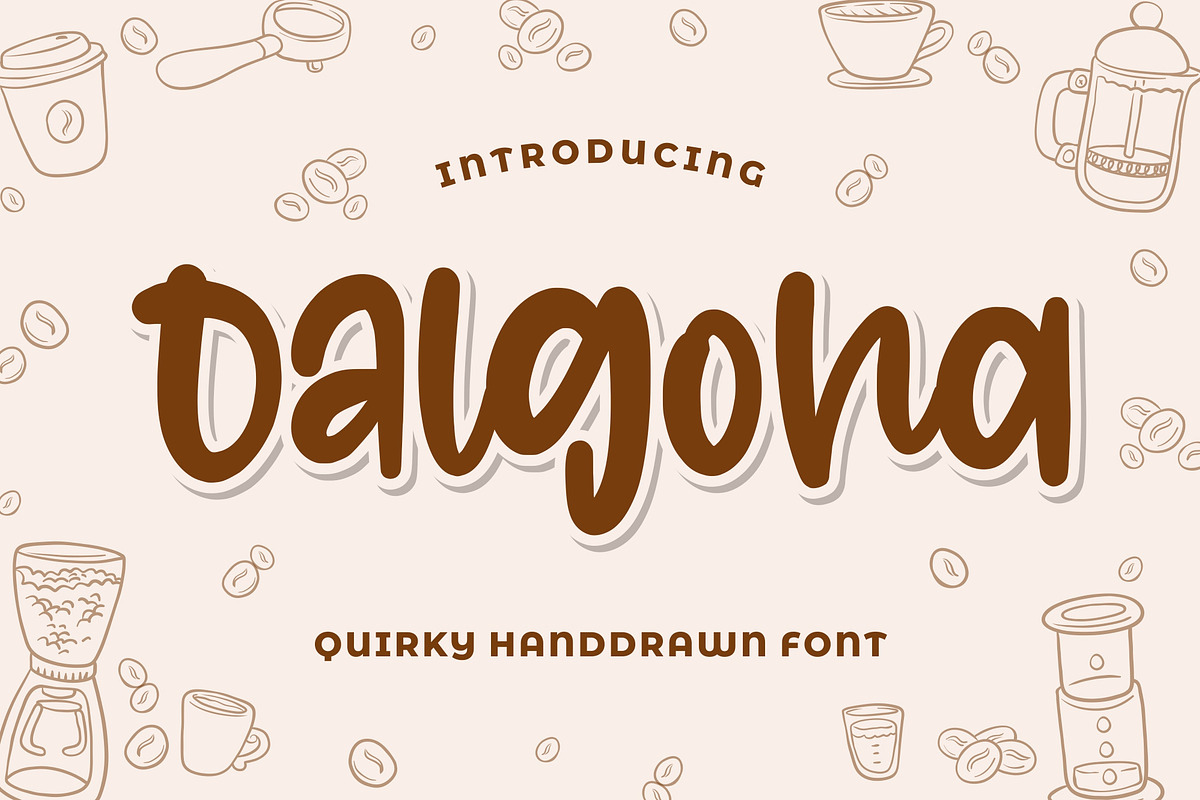 Dalgona - Quirky Font in Display Fonts - product preview 8