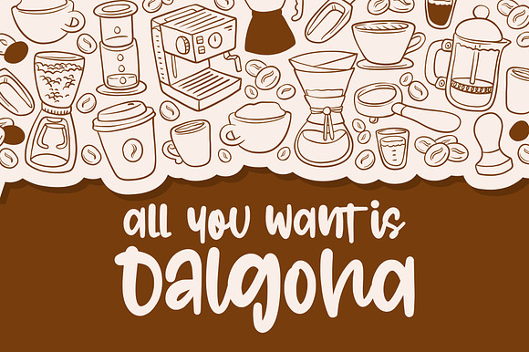 Dalgona - Quirky Font in Display Fonts - product preview 2