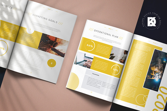 Annual Report in Brochure Templates - product preview 7