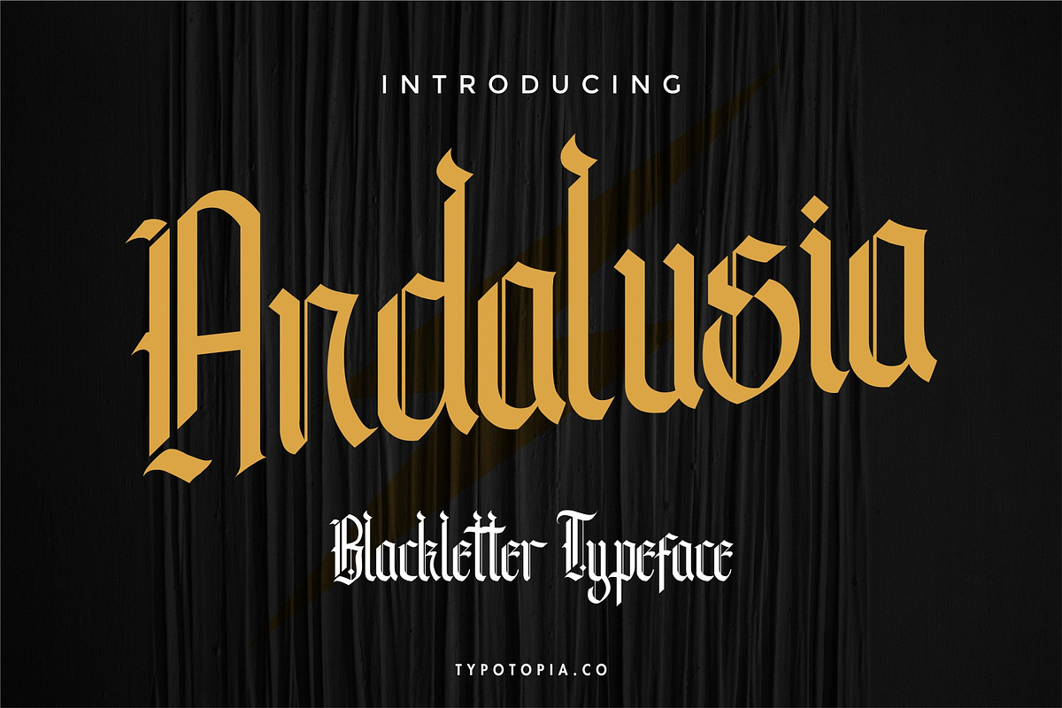 Andalusia - The Blackletter Typeface in Blackletter Fonts - product preview 8