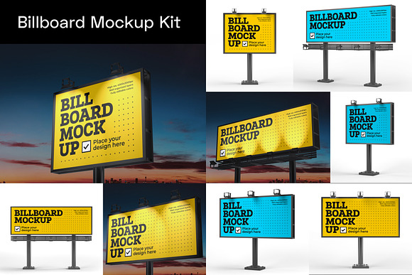 Advertising Mockup Bundle in Print Mockups - product preview 3