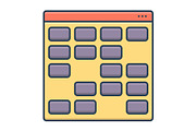 card sorting icon