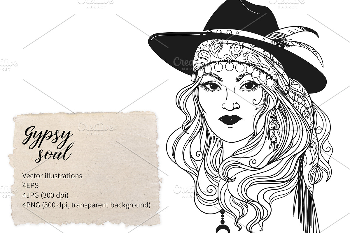 Gypsy soul in Illustrations - product preview 8