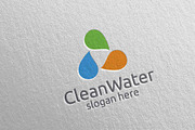 Green Water Drop Health Care Logo 20